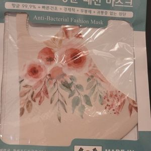 Brand New Floral Print, Anti Bacterial Face Mask